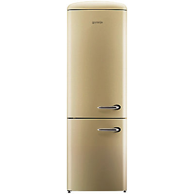 Gorenje ORK193 Freestanding Fridge Freezer, A+++ Energy Rating, Left-Hand Hinge, 60cm Wide Cream